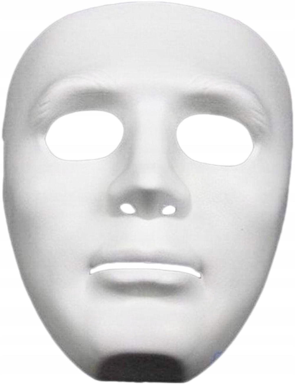Plastikowa Biała Maska do malowania Hip Hop Mima
