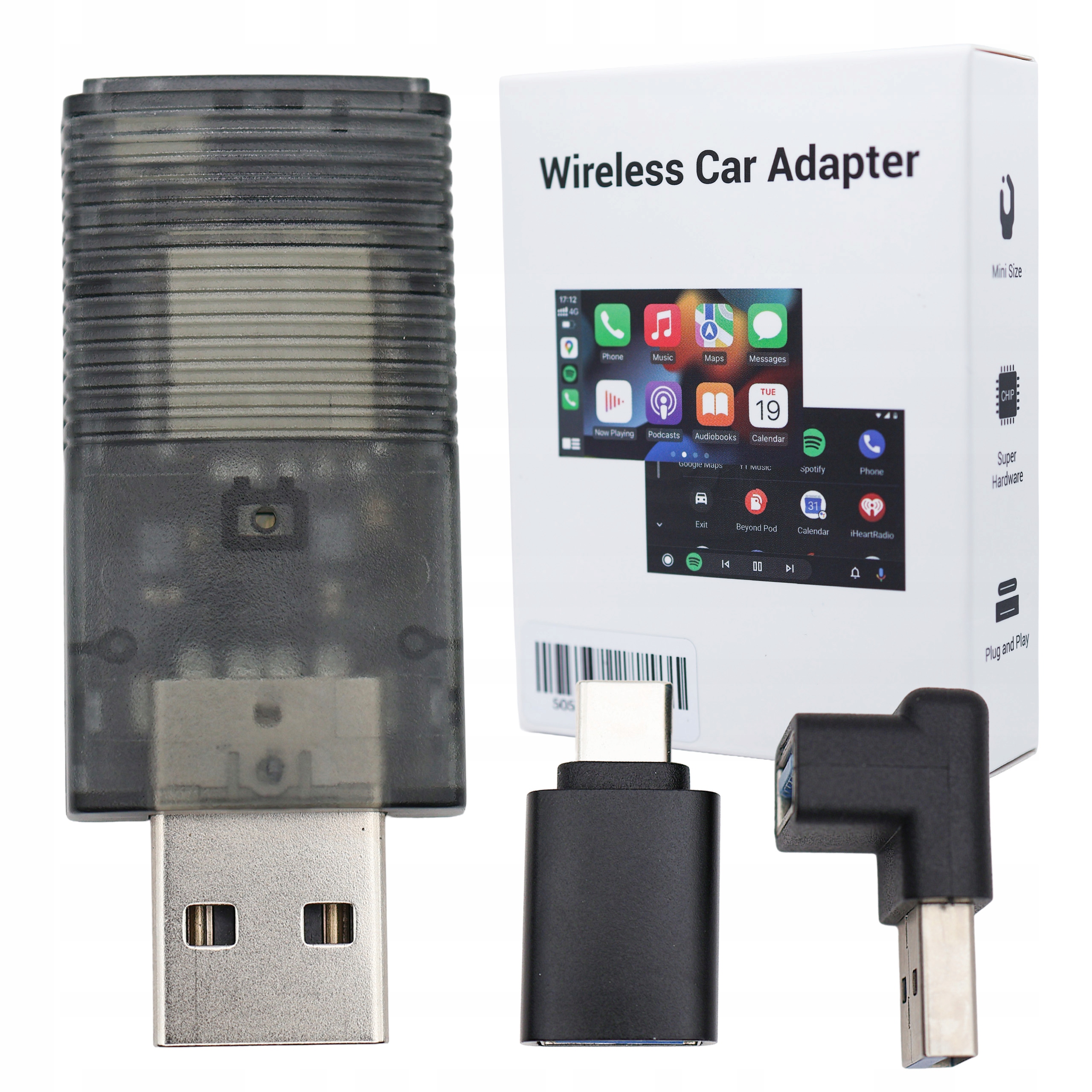 Bluetooth adaptér pro smochod CarPlay Android Auto Bezdrátový Usb 5.0