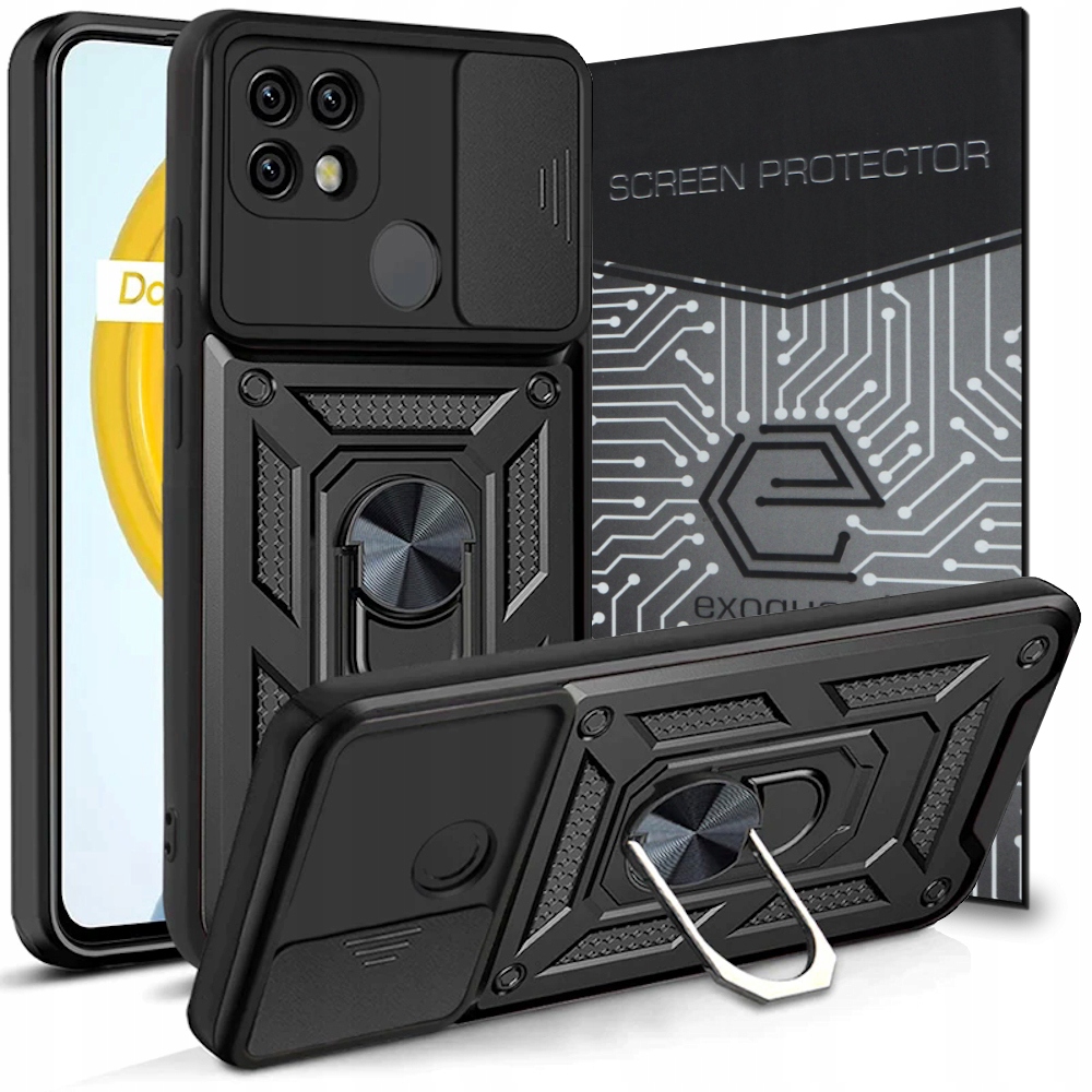 

Obudowa Etui Pancerne+szkło do Realme Narzo 30A