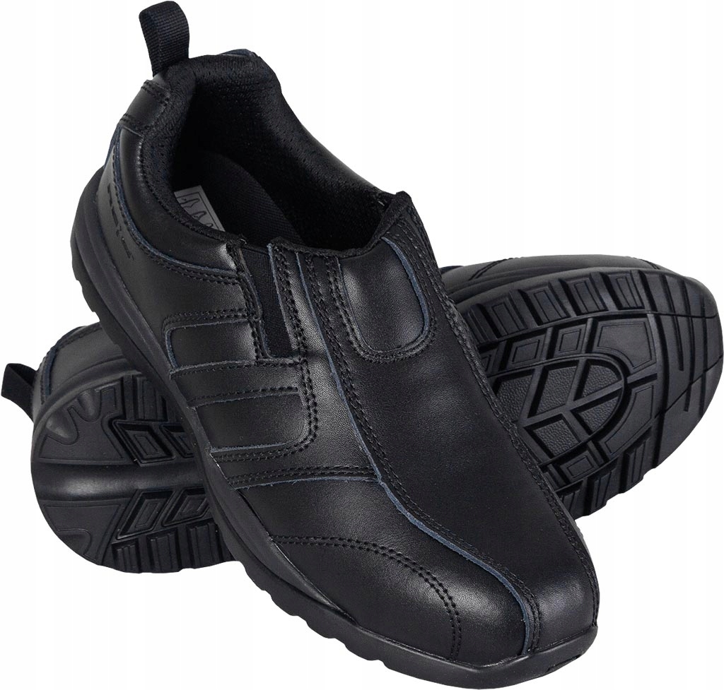 buty robocze wsuwane skórzane z podnoskiem bezpieczne r. 39