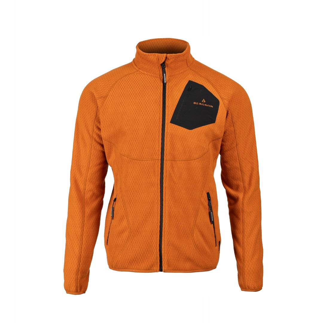 Pánská Mikina Fleecová Bergson Warmpile Mistbound Rez, velikost M