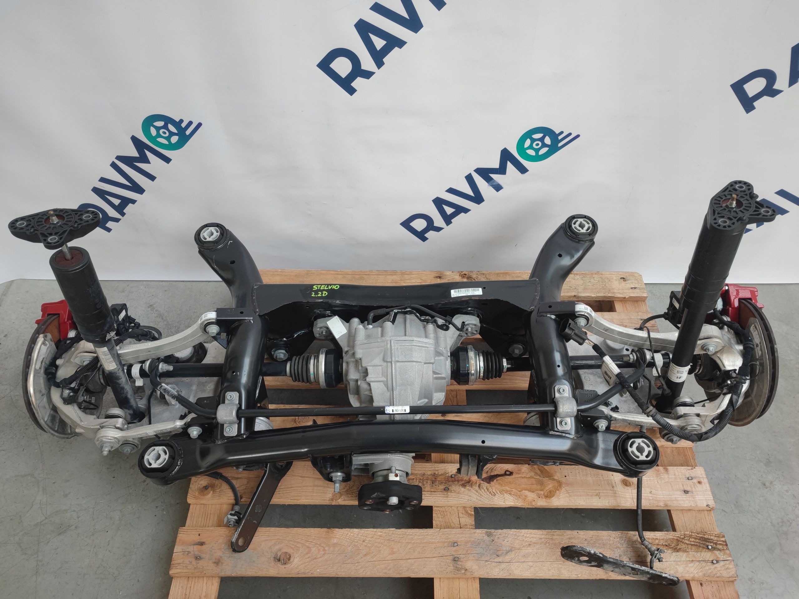 Zawieszenie belka zawieszenia tylna oś sanki dyfer Alfa Romeo Stelvio 2.2D