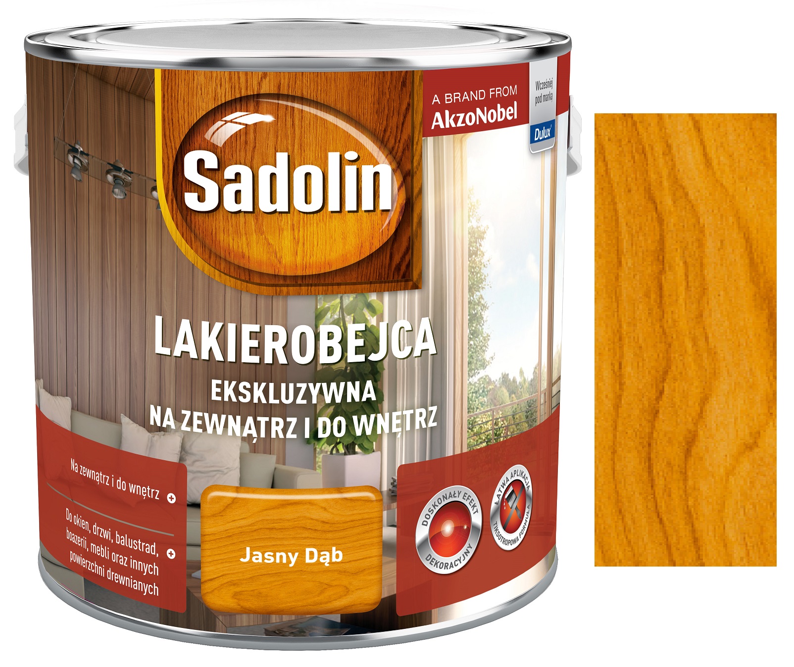 SADOLIN LAKIEROBEJCA EKSKLUZYWNA DĄB JASNY 2.5L