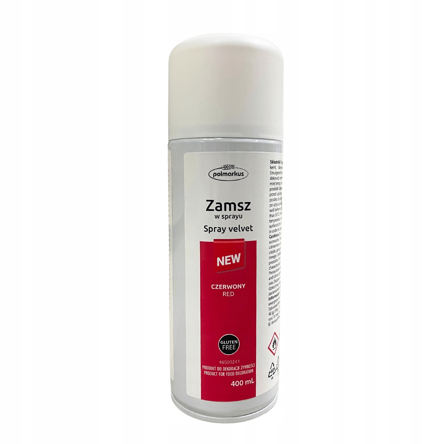 Zamsz w sprayu Polmarkus New Czerwony 400ml