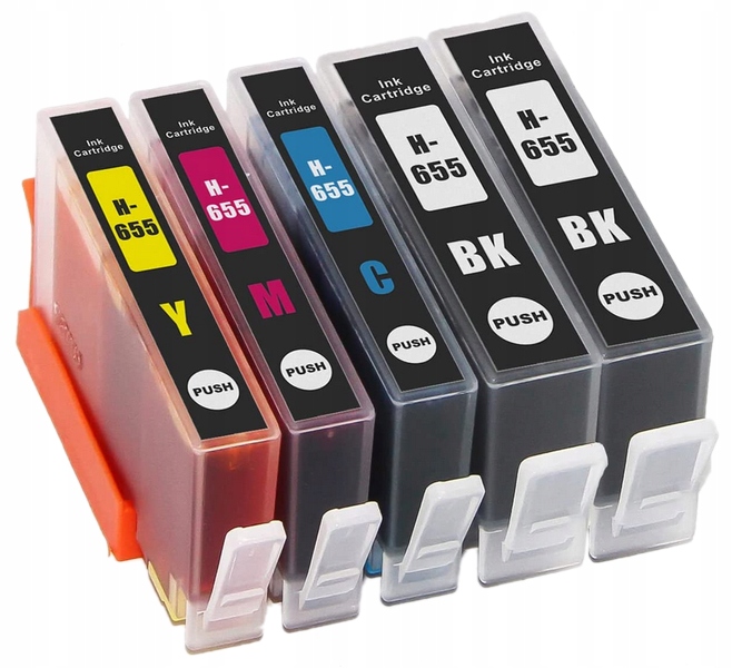 

Tusze Do Drukarki Hp 655 Deskjet Ink 6525 4625