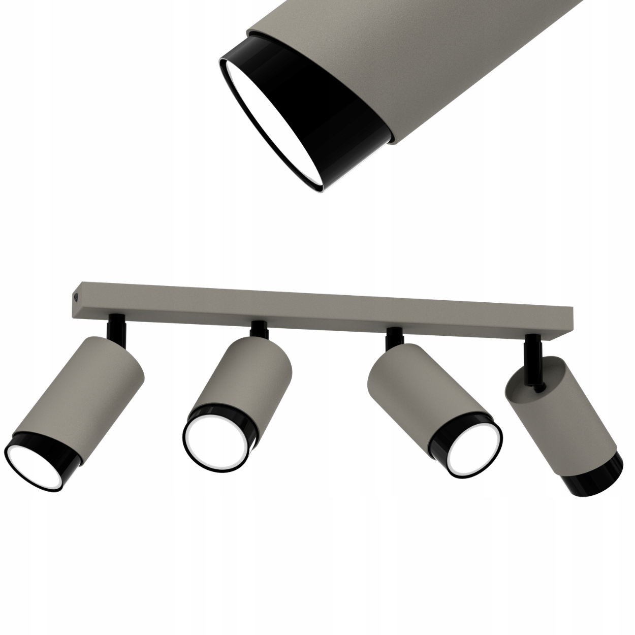 Stropná Lampa Reflektor Spot Tmavý Kašmír Regulovateľná Led GU10 Poľsko