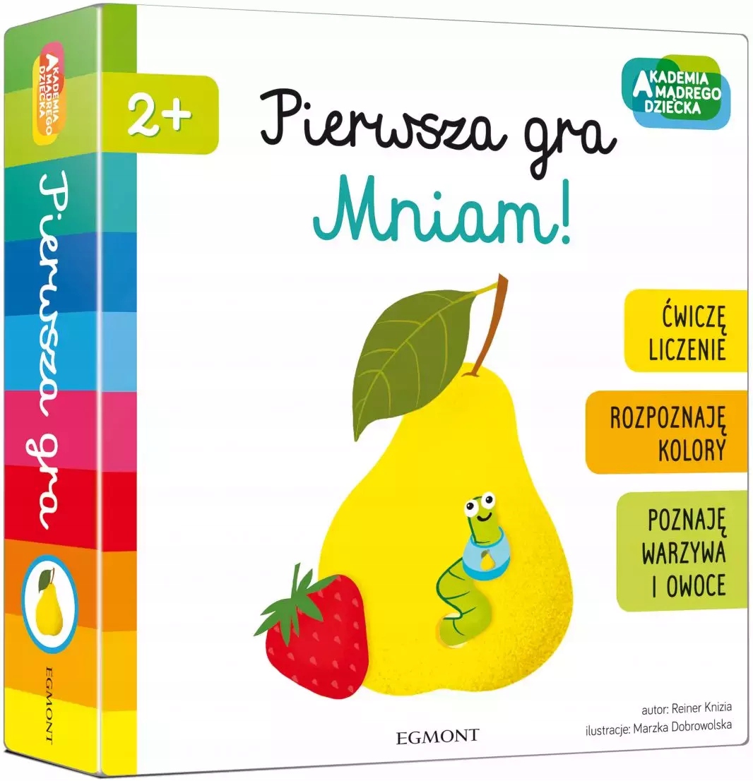 Akademia Mądrego Dziecka. Pierwsza gra. Mniam. Egmont gry