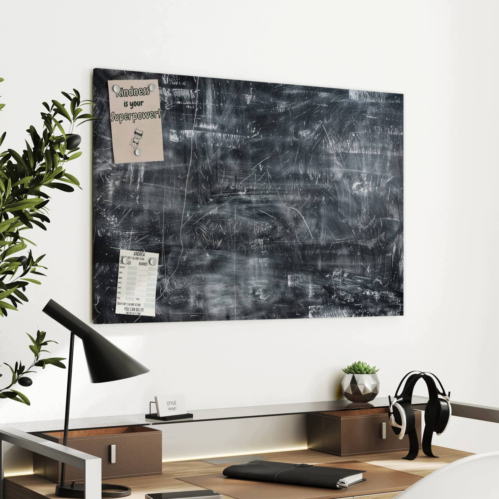Magnetická tabule Abstraktní Struktury 90 × 60 cm