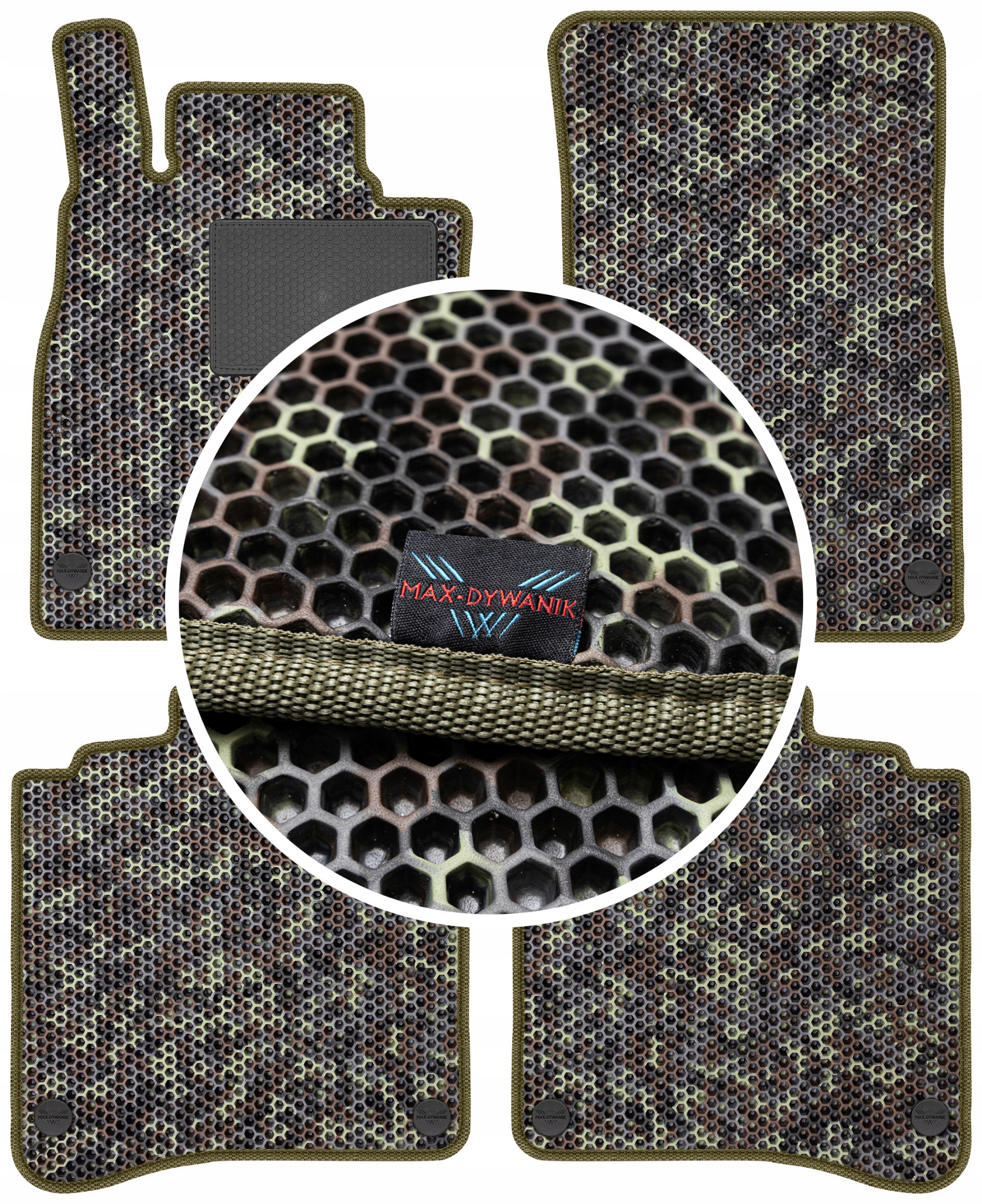 S-Klasa W222 4MATIC 2013-2020 Gumové rohože Eva Moro