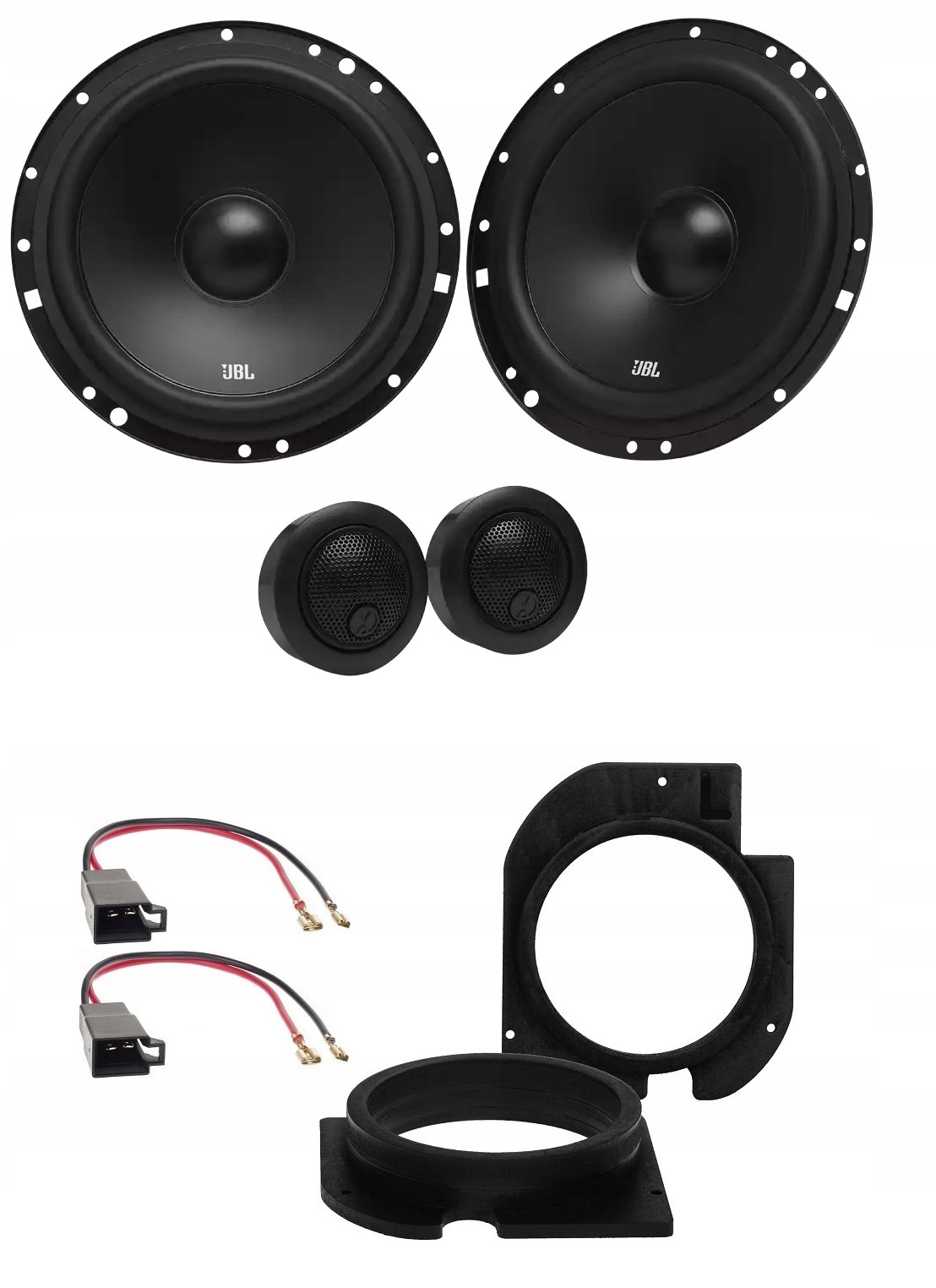 Jbl Stage1 601C Reproduktory do auta 165 mm Škoda Octavia 1 Predná Časť Vzdialenosti