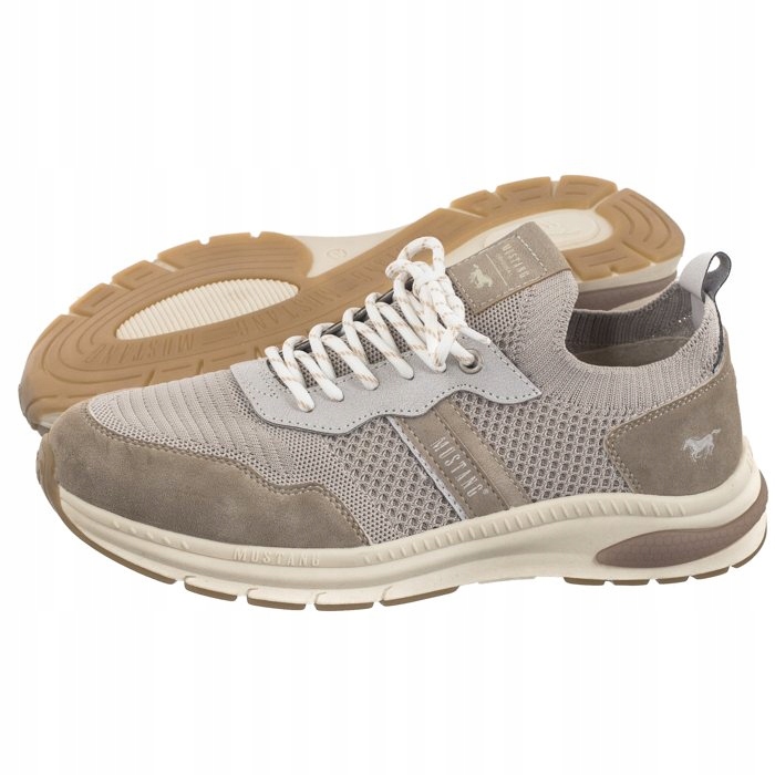 Polobotky Pánské tenisky Obuv Mustang Tmavě šedá 4194-301-318