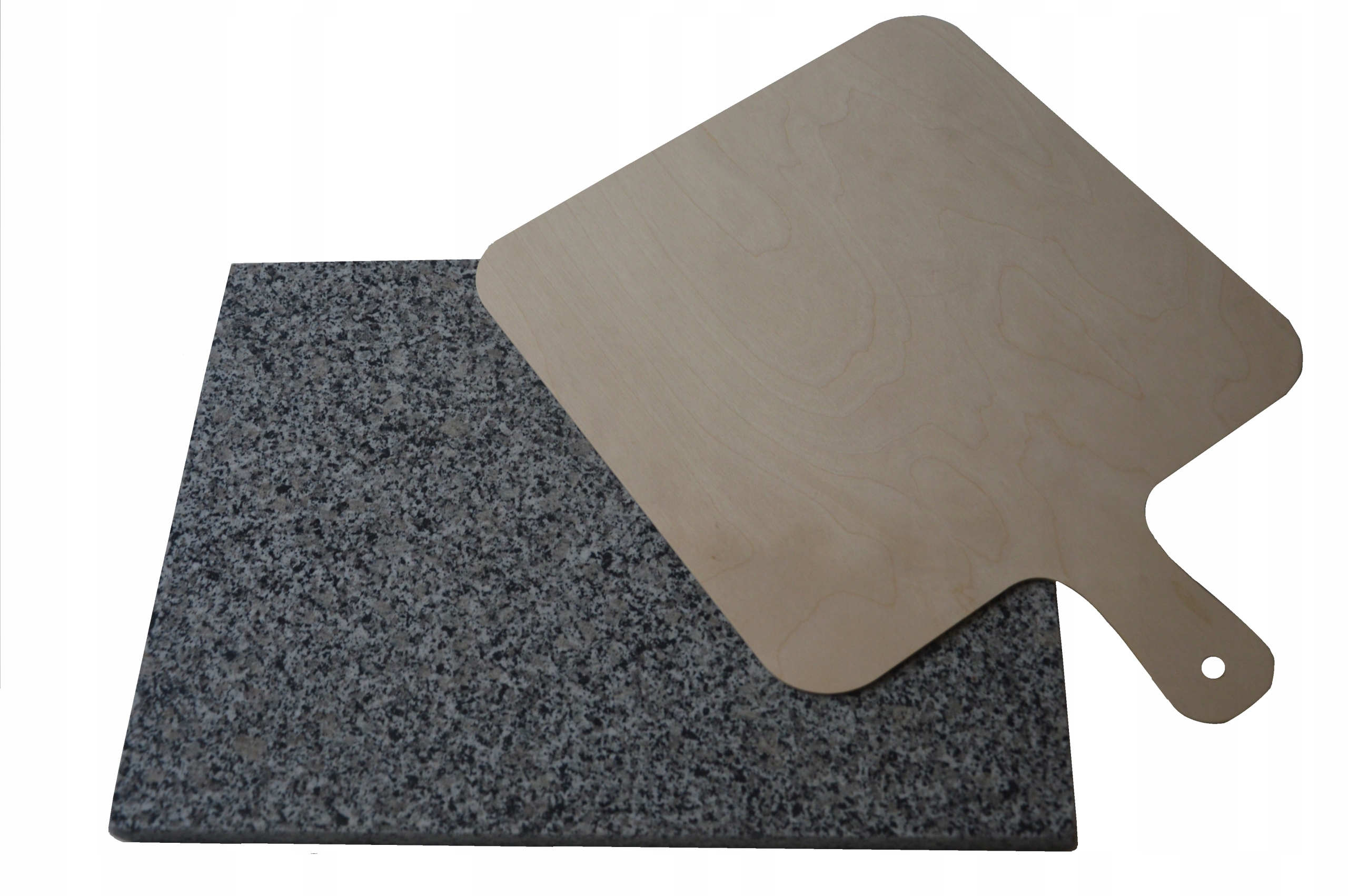 

Kamień do Pizzy Grilla 37x35 Granitowy Łopatka