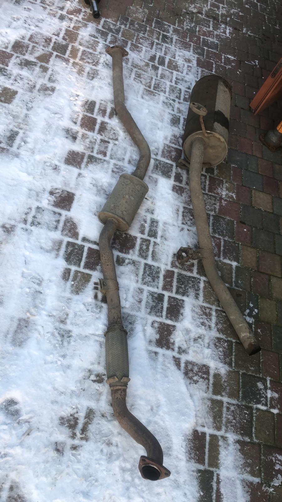 Navara D22 2.5 Di выхлопная система глушитель