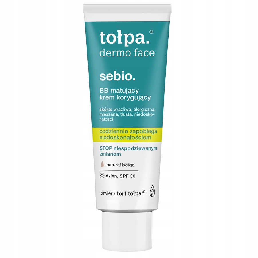 TOŁPA BB matujący krem korygujący SPF30 Sebio 40ml Kod producenta 0112