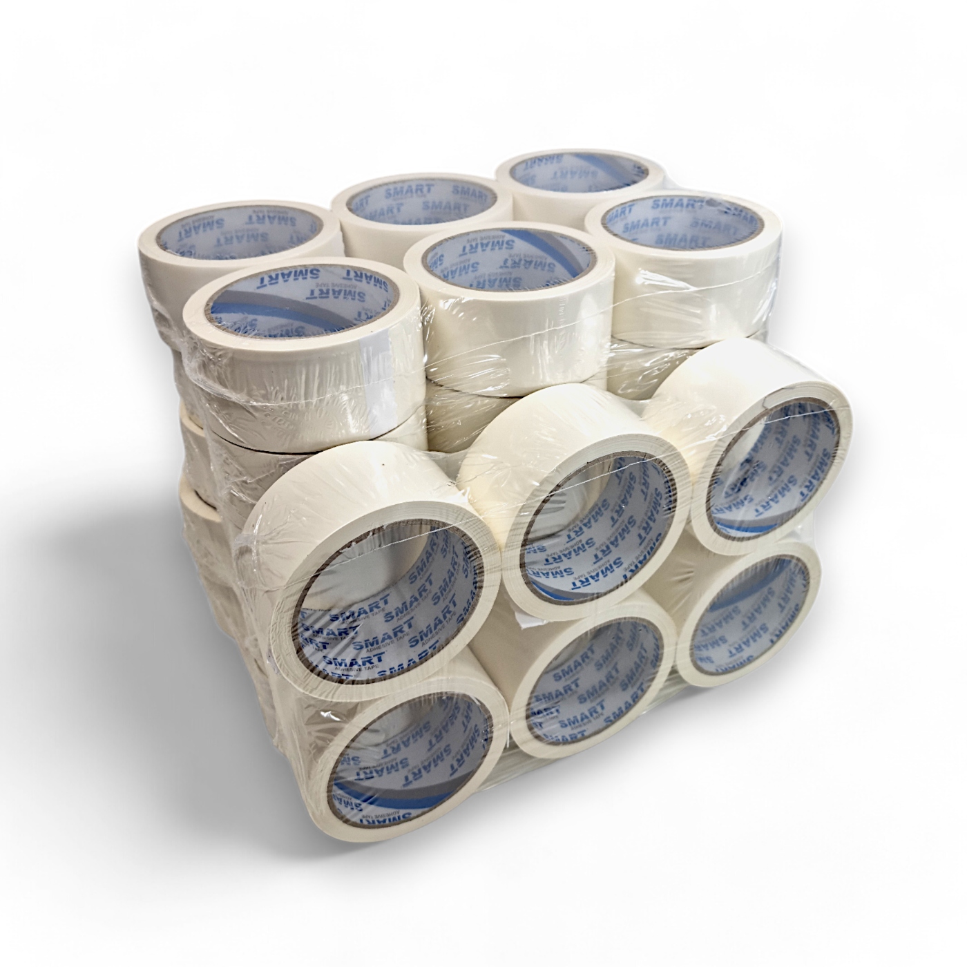 Taśma pakowa mocna Solvent 48MM 571/SM02 biała 60y (54 m) karton 36 szt.