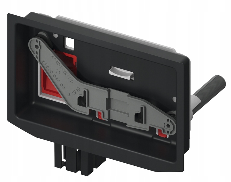 Tece płytka maskująca z koszem na kostkę czyszczącą 9240952 Square II Solid