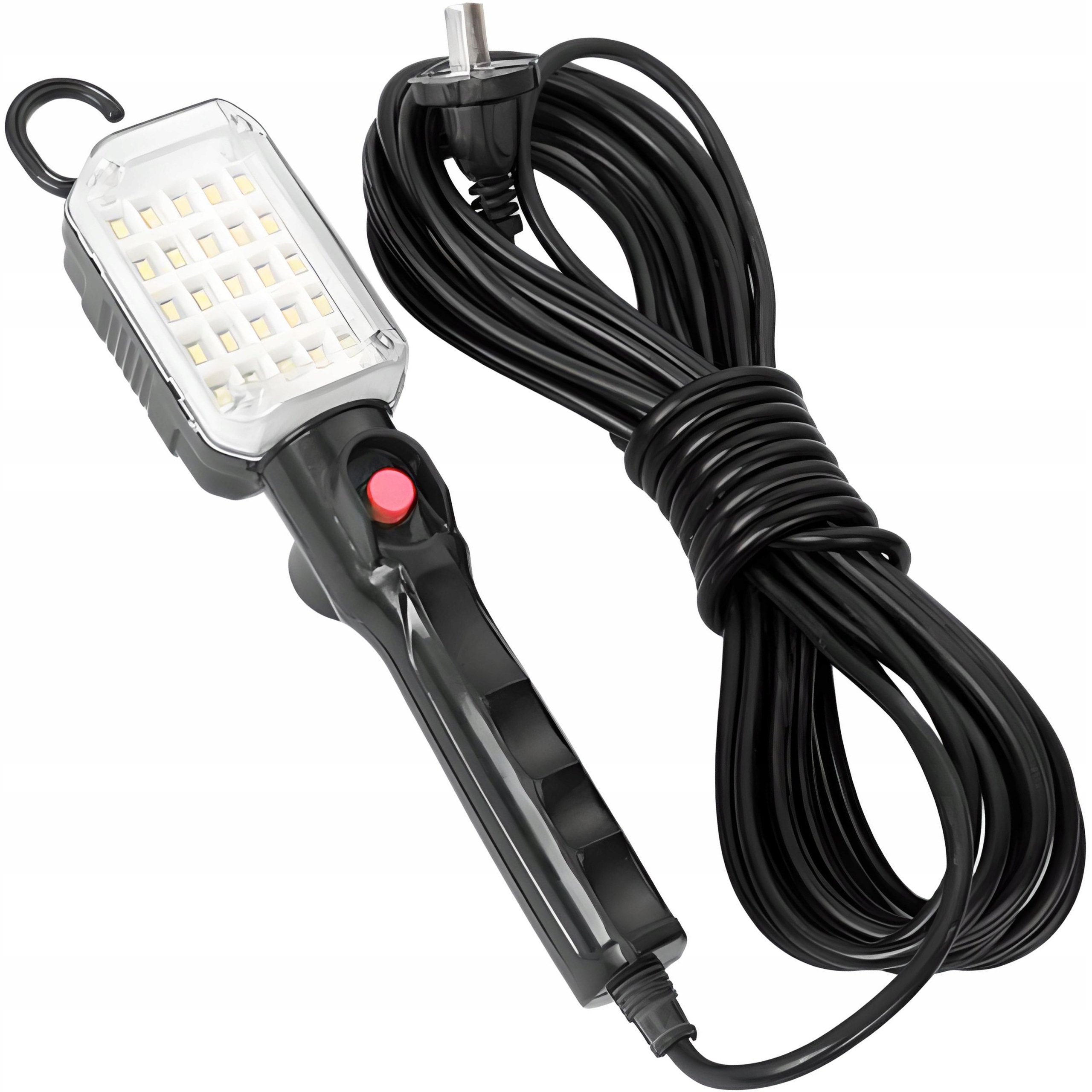 LAMPA WARSZTATOWA 20 LED KANAŁOWA HAK MAGNES 230V Kod producenta E219
