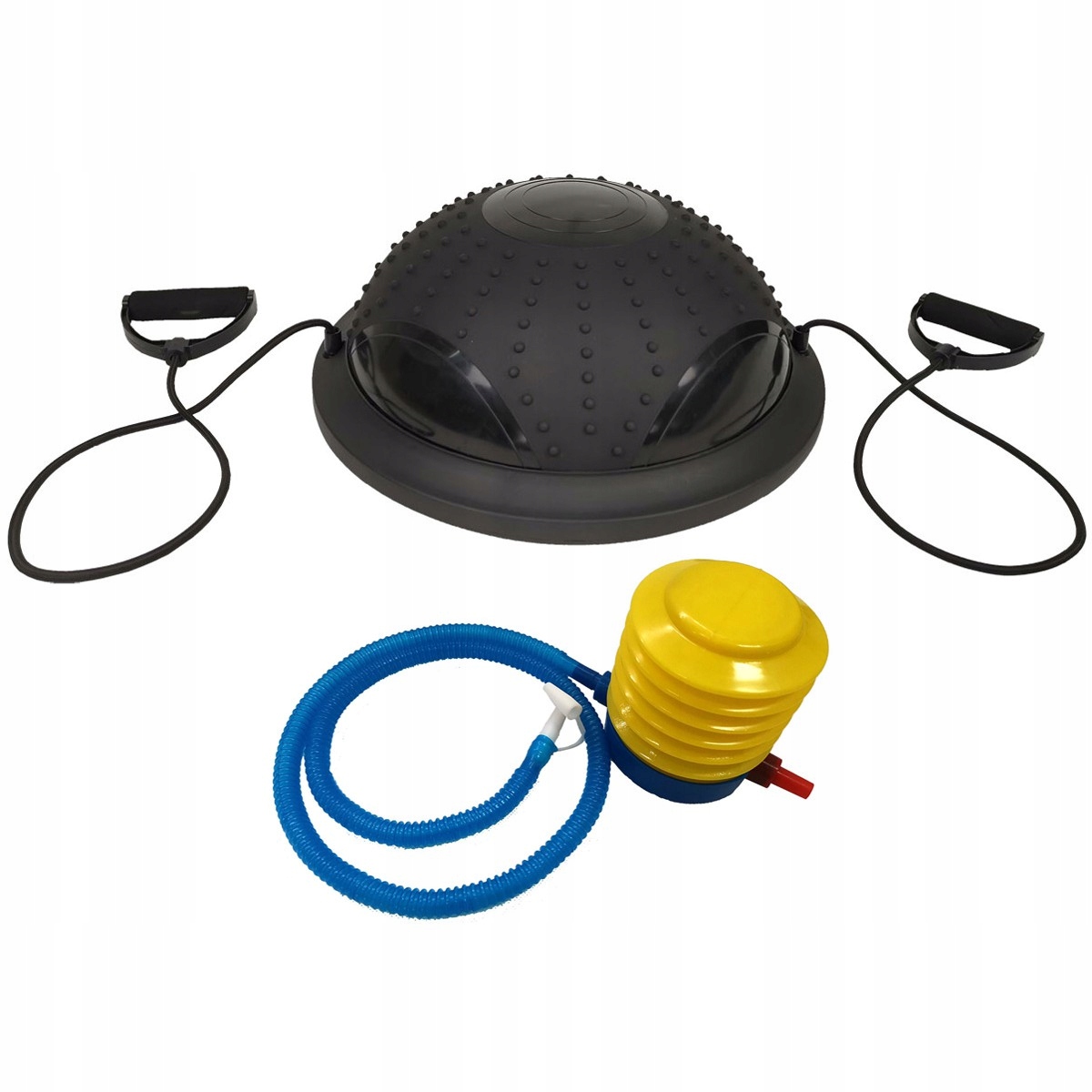 

Bosu Trener Równowagi Półpiłka 46cm Linki Pompka