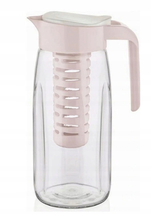 DZBANEK SZKLANY Z WKŁADEM NA OWOCE NAPÓJ 1,45L