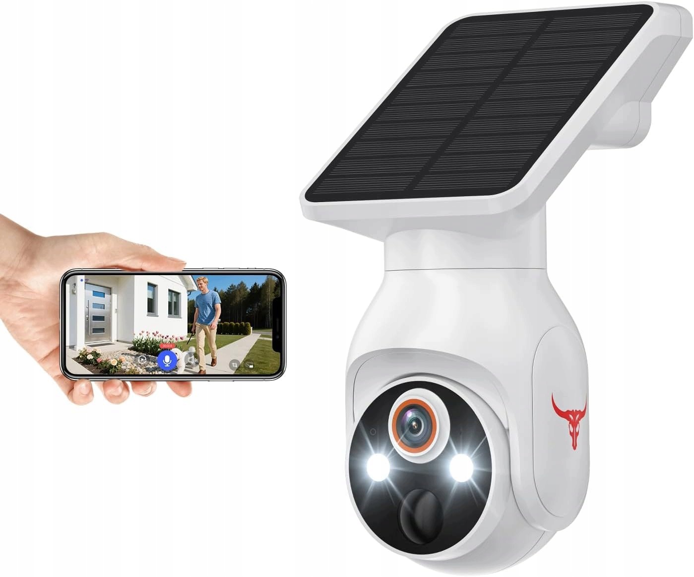 Novaquill Q50 Kamera monitorująca WiFi 1080p zasilanie słoneczne, bateryjne