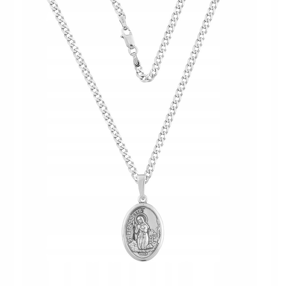 Řetízek s medailonem svatého Bernandetta 45 cm