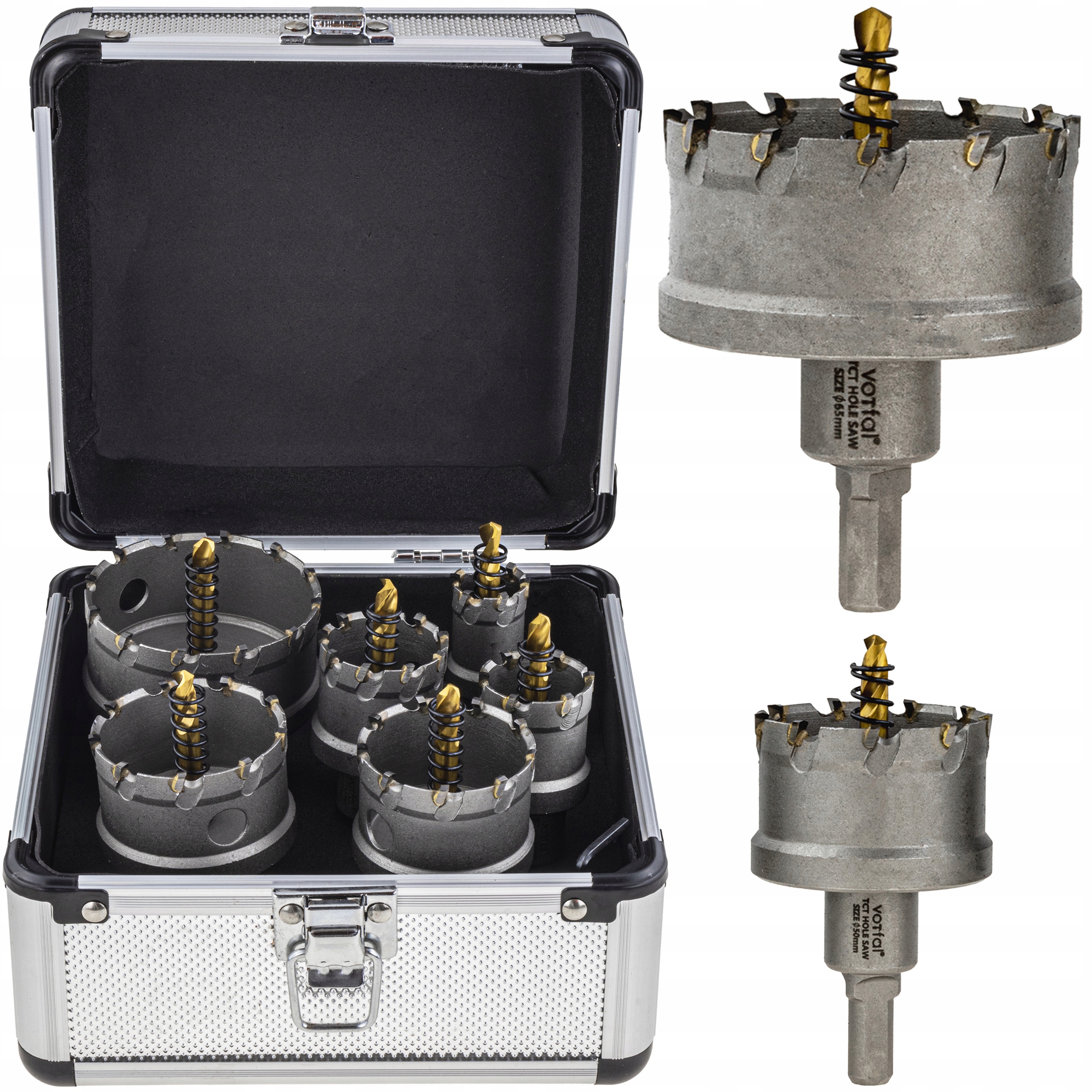 Otwornice Widiowe Tct Do Metalu Wiertło Tytanowe 22-65 MM Węgliki Spiekane