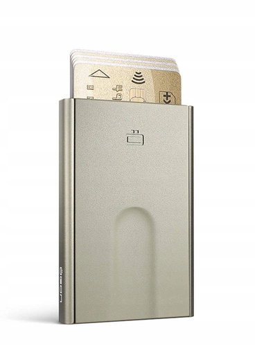 Hliníkový kartovník Rfid Ogon Design Slider cactus zelený