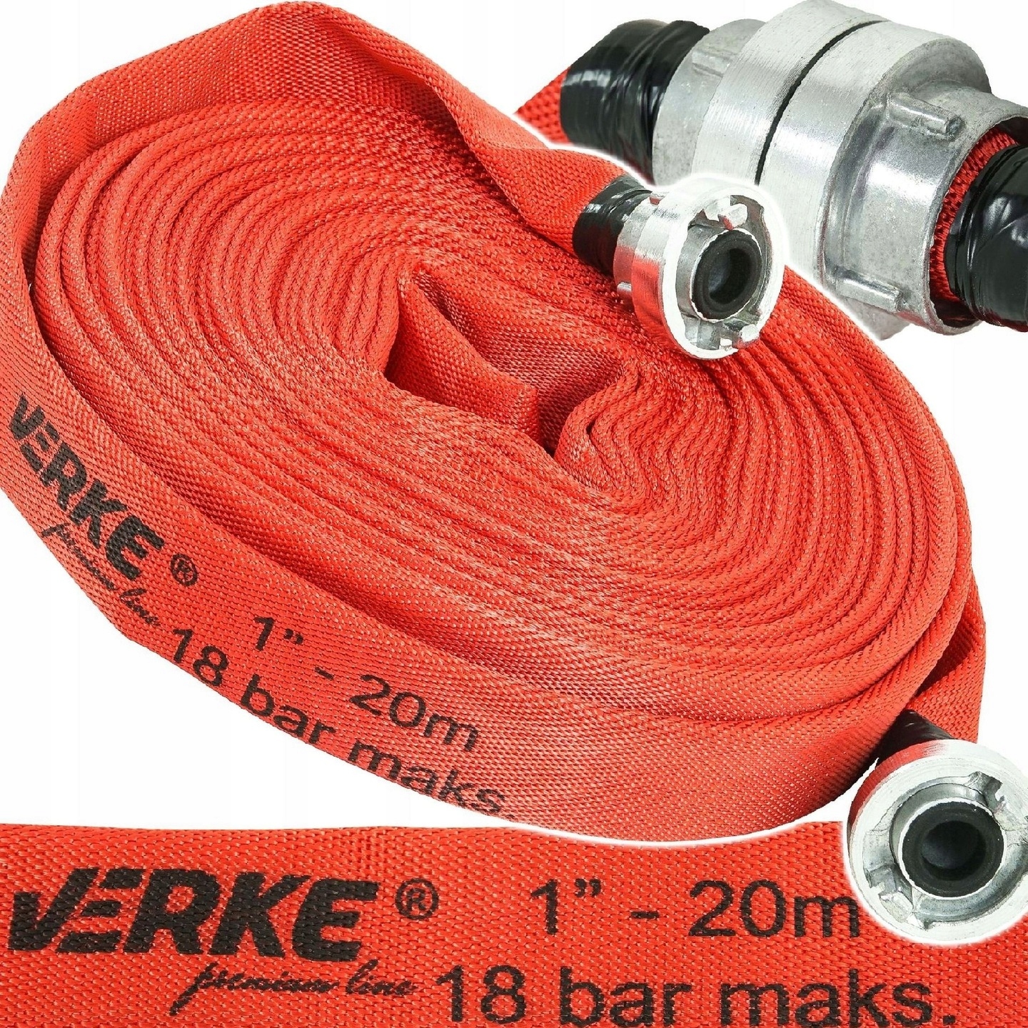 Wąż Do Wody Brudnej Strażacki Złączki 1' 20M Verke