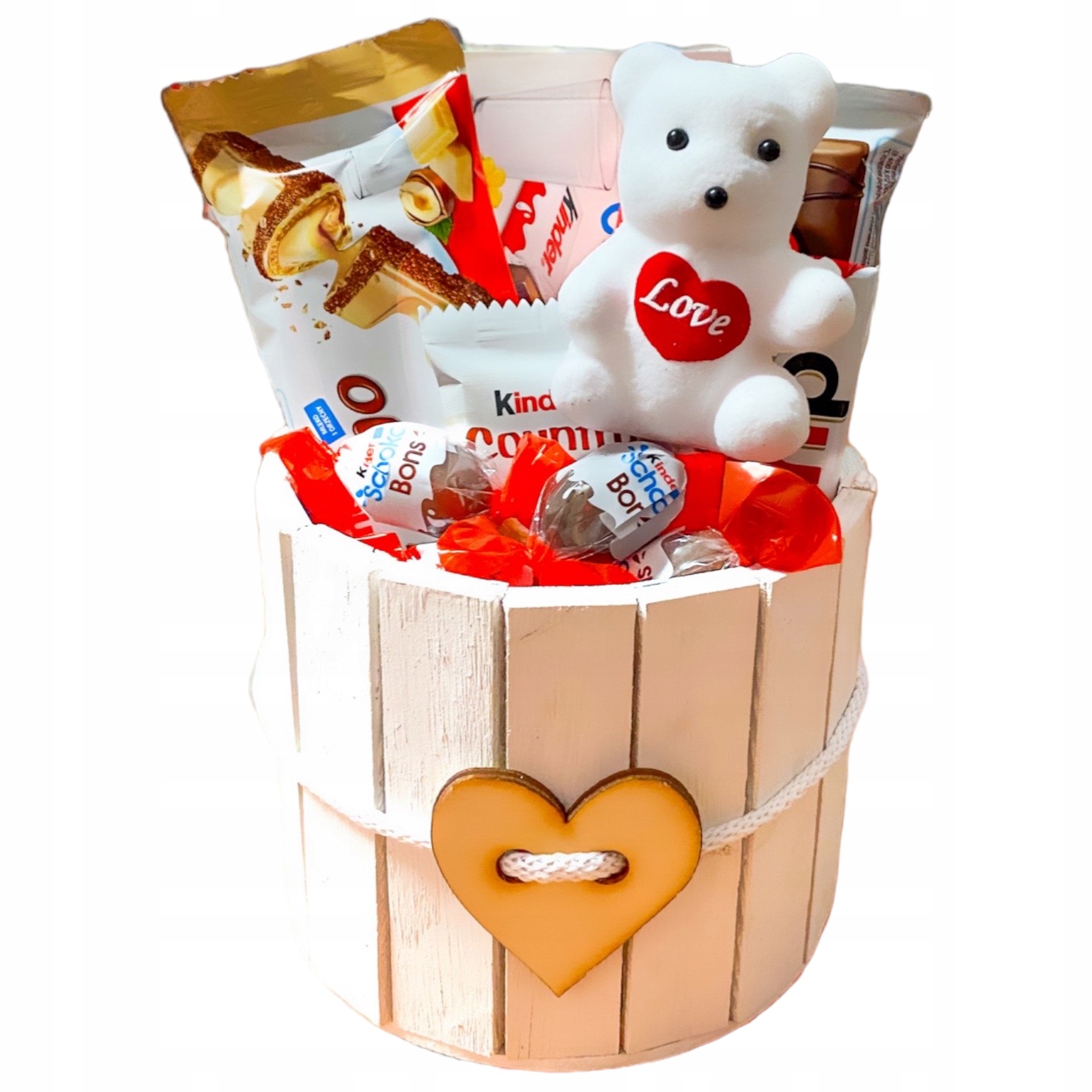 Zestaw prezentowy ze słodyczami na Urodziny Walentynki