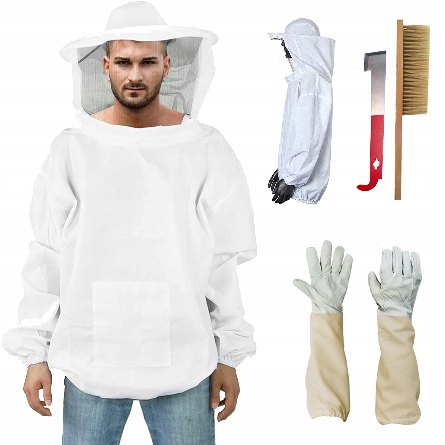 Včelařský Oblek Včelařský 4-DÍLNÝ Prodyšný Set