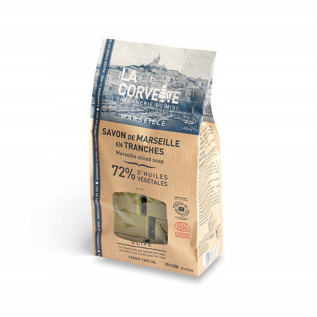 La Corvette Marseillské mýdlo 1 kg 10 x 100 g