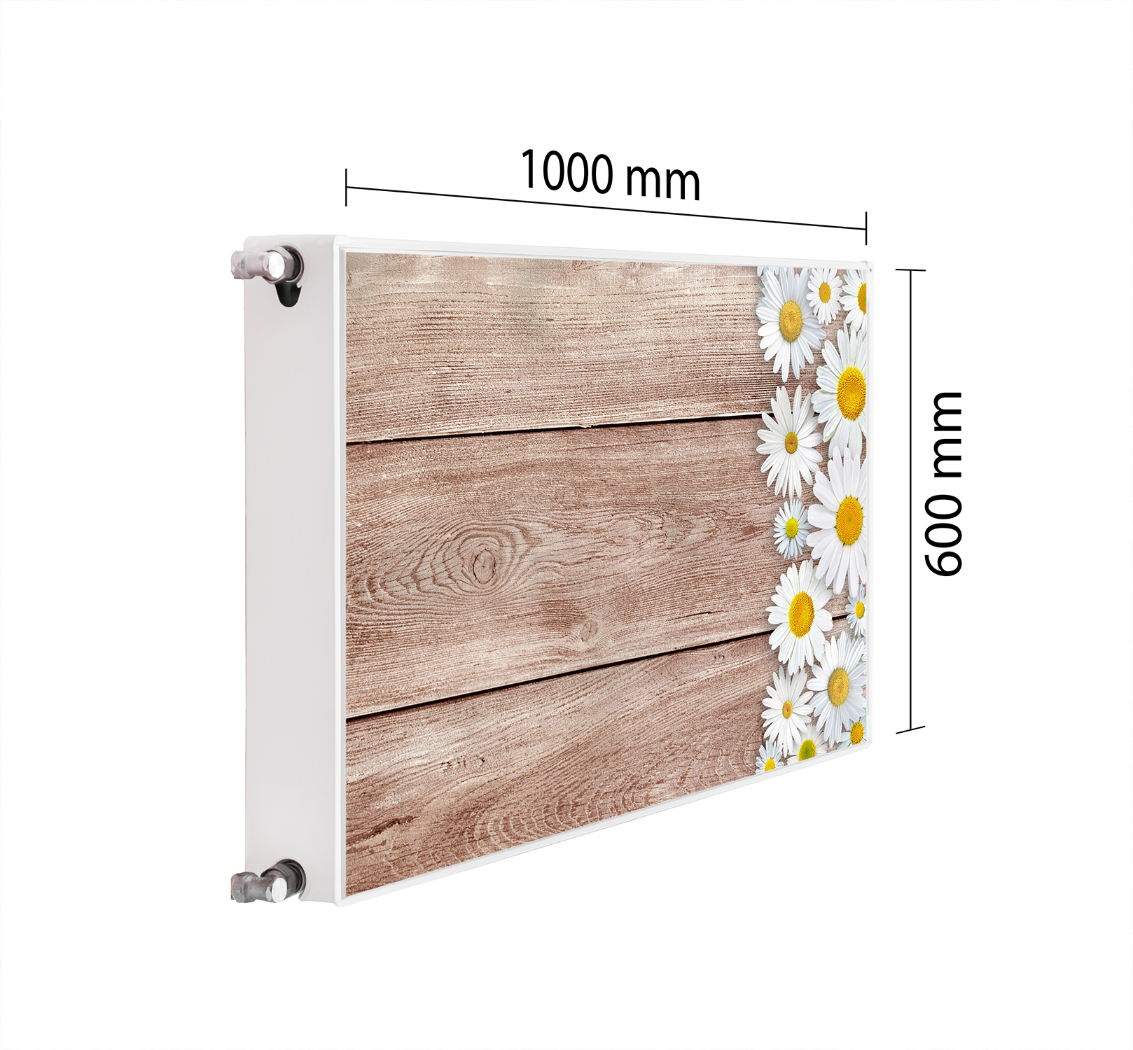 Kryt Na Radiátor Maskovač 100x60 Dřevo Podložka Magnet