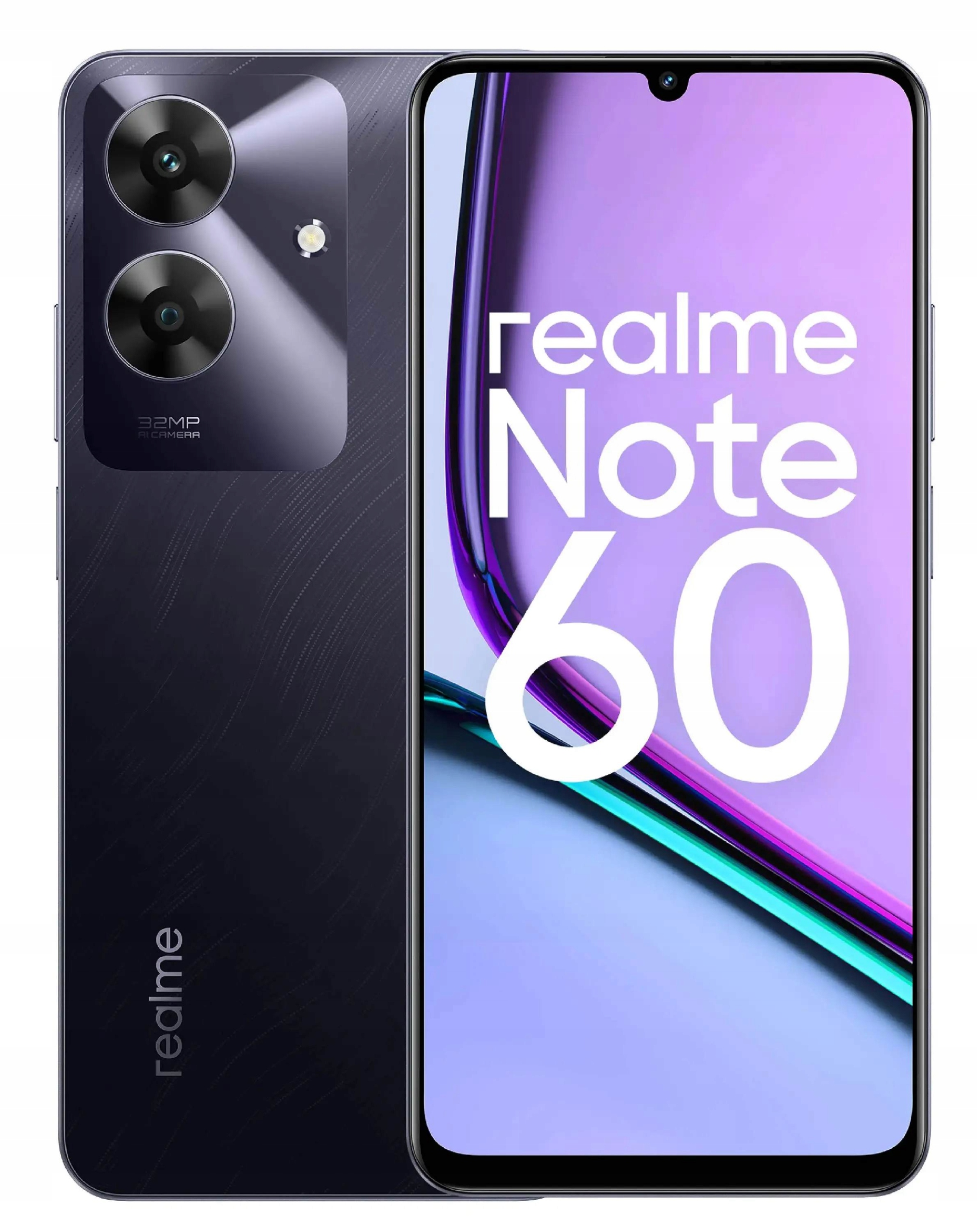 Smartfon Realme Note 60 3 GB / 64 GB 4G (LTE) czarny • Cena