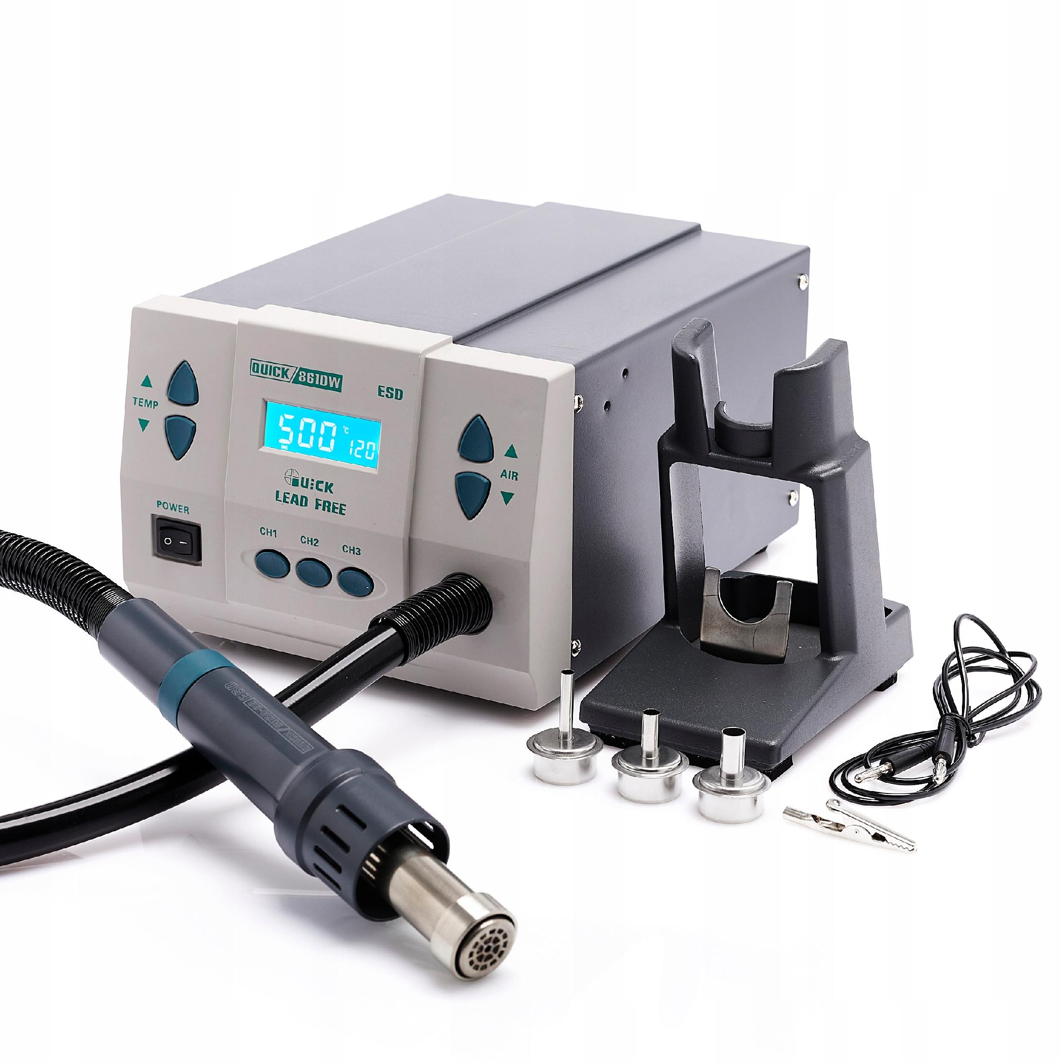 Horkovzdušná Pájecí Stanice Quick 861DW 1000W Techrebal Hot-air