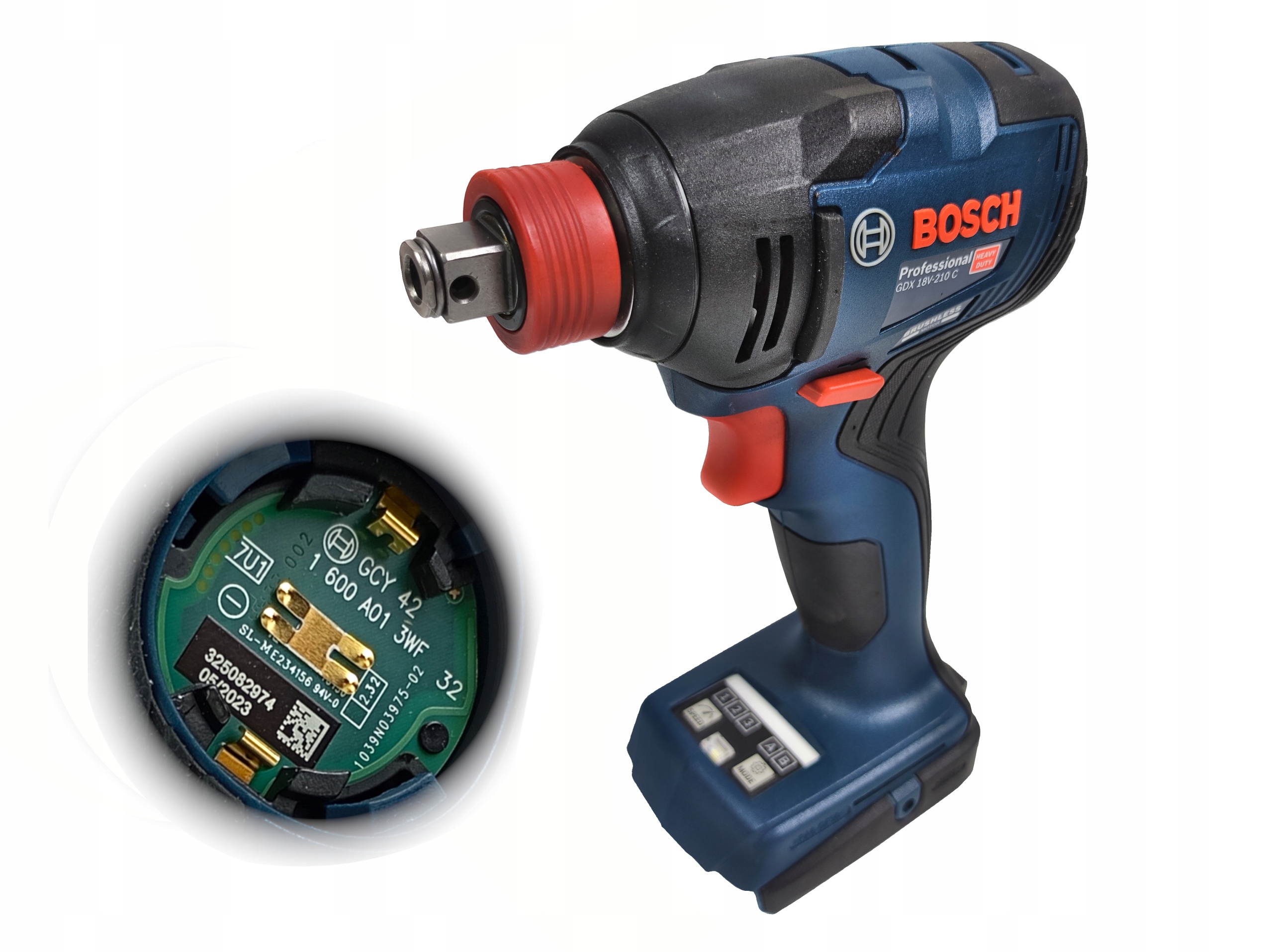 Bosch Gdx 18V-210C klucz udarowy 1/2" wkrętarka 18V body moduł Gcy 42
