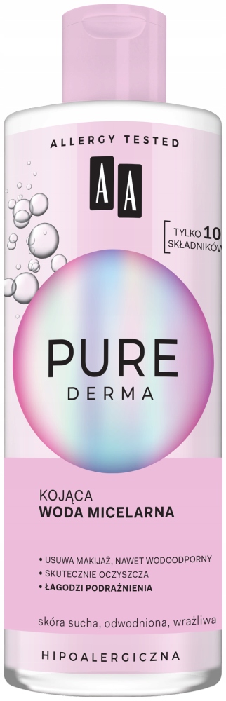

Aa Pure Derma kojąca woda micelarna aż 400 ml