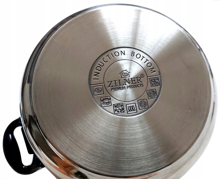 GARNEK CIŚNIENIOWY SZYBKOWAR 11 LITRÓW STALOWY + GRATIS POKRYWKA +RĘCZNIK Marka Zilner