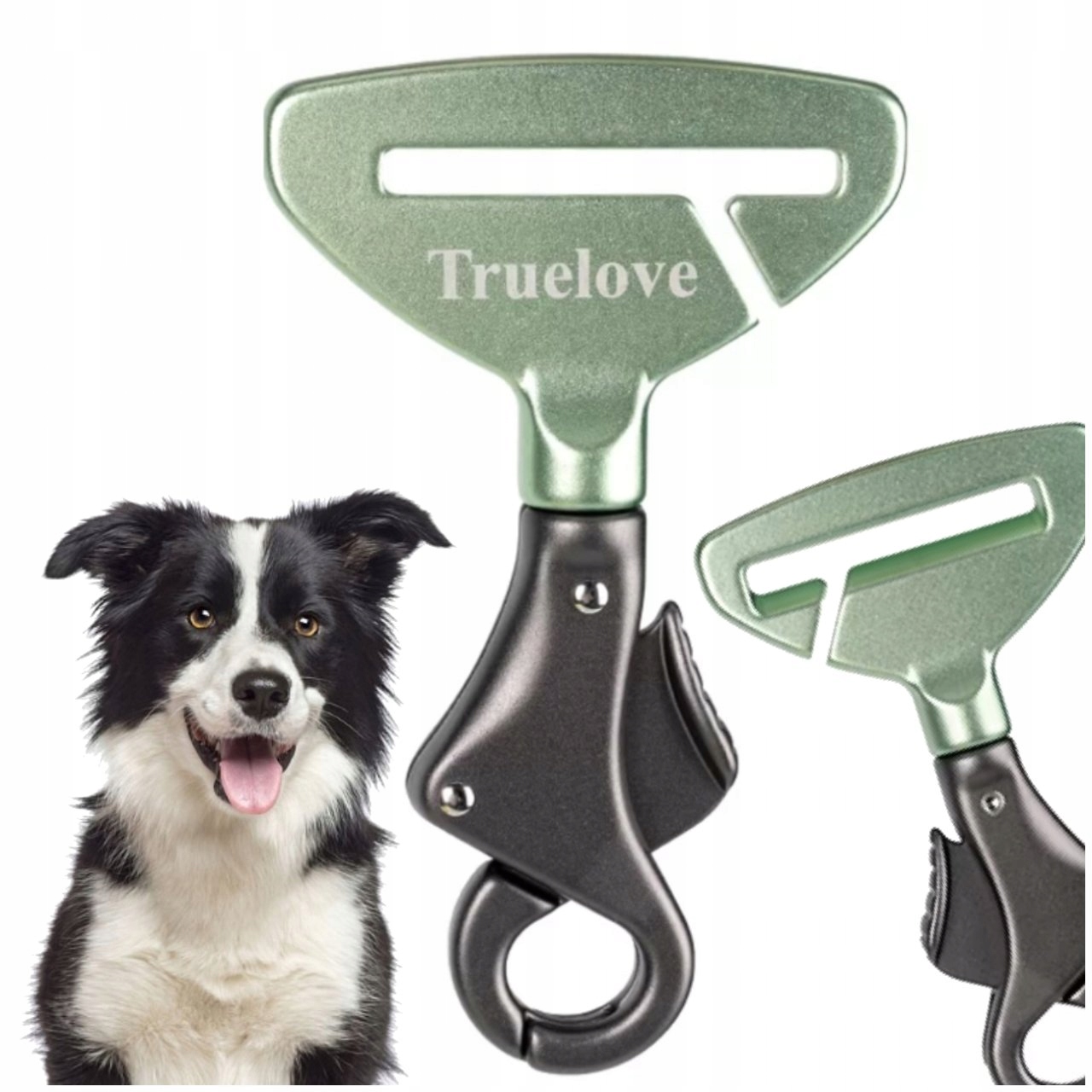 Levně Držák Pásu Do Auta Bezpečný, Pevný Pás Truelove Ocel Zelený