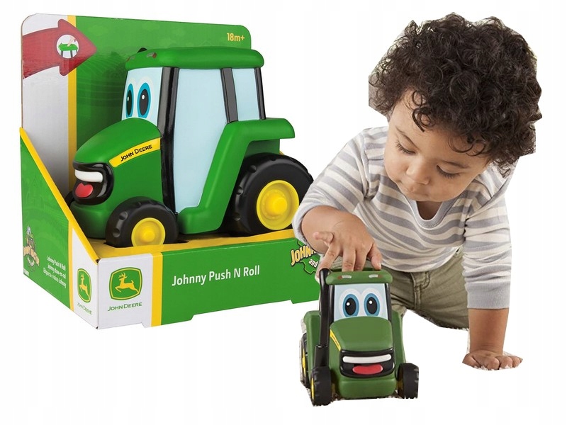 

John Deere Traktor Nacisnij I Jedz dla malucha