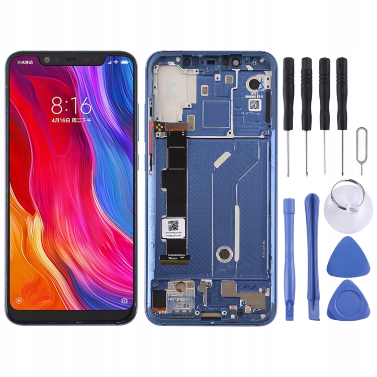OLED LCD Screen for Xiaomi Mi 8 Digitizer Full Assembly with Frame / Side