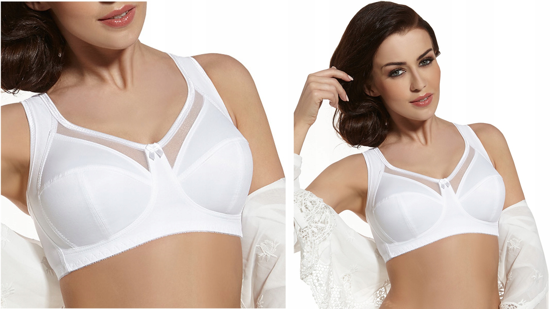 

Viki Biustonosz Stanik Na Duży Biust 582 Maja 90G