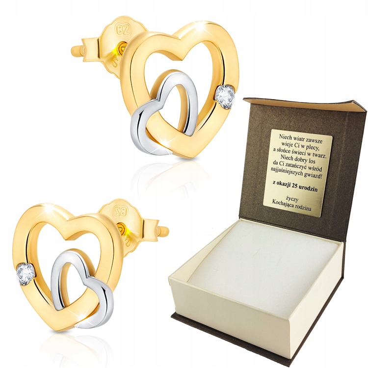 

Złote Kolczyki Damskie Sreduszka Srebro 925