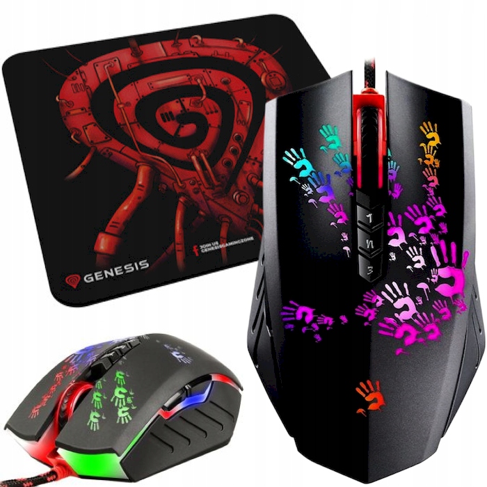 Herní Myš A4TECH Bloody Illuminated podložka