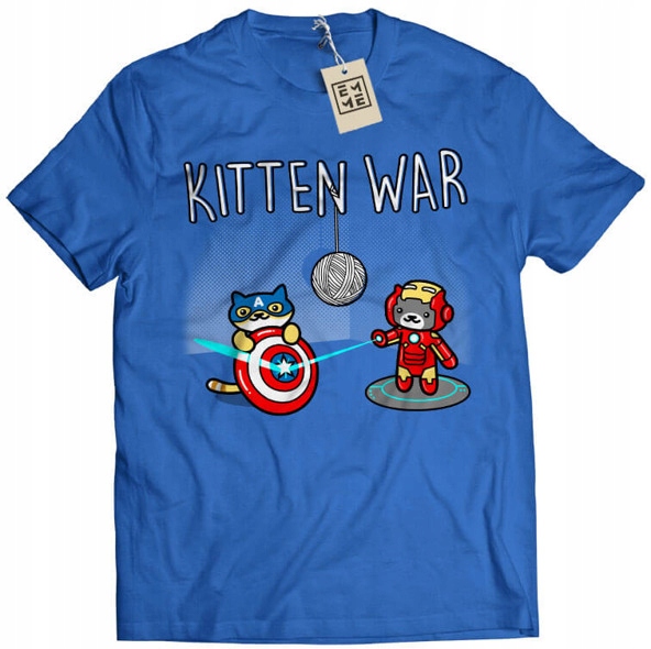 

Koszulka Iron Man Kapitan Ameryka Kotki L