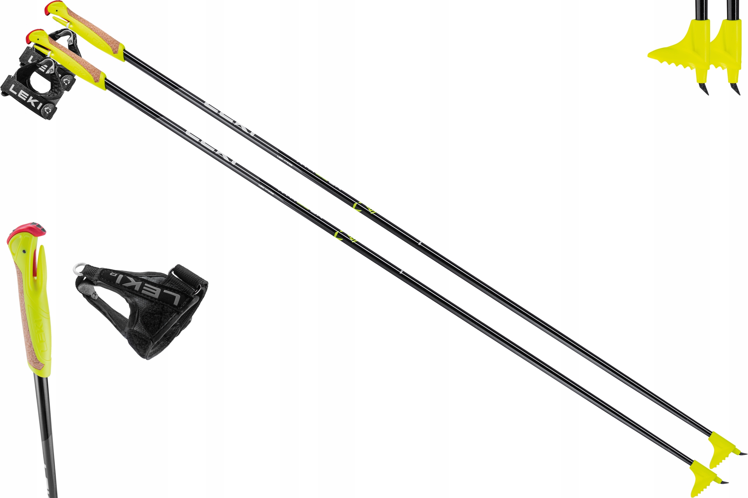 Kije biegowe kijki Nordic Walking Leki Xta 5.5 Jr 130cm