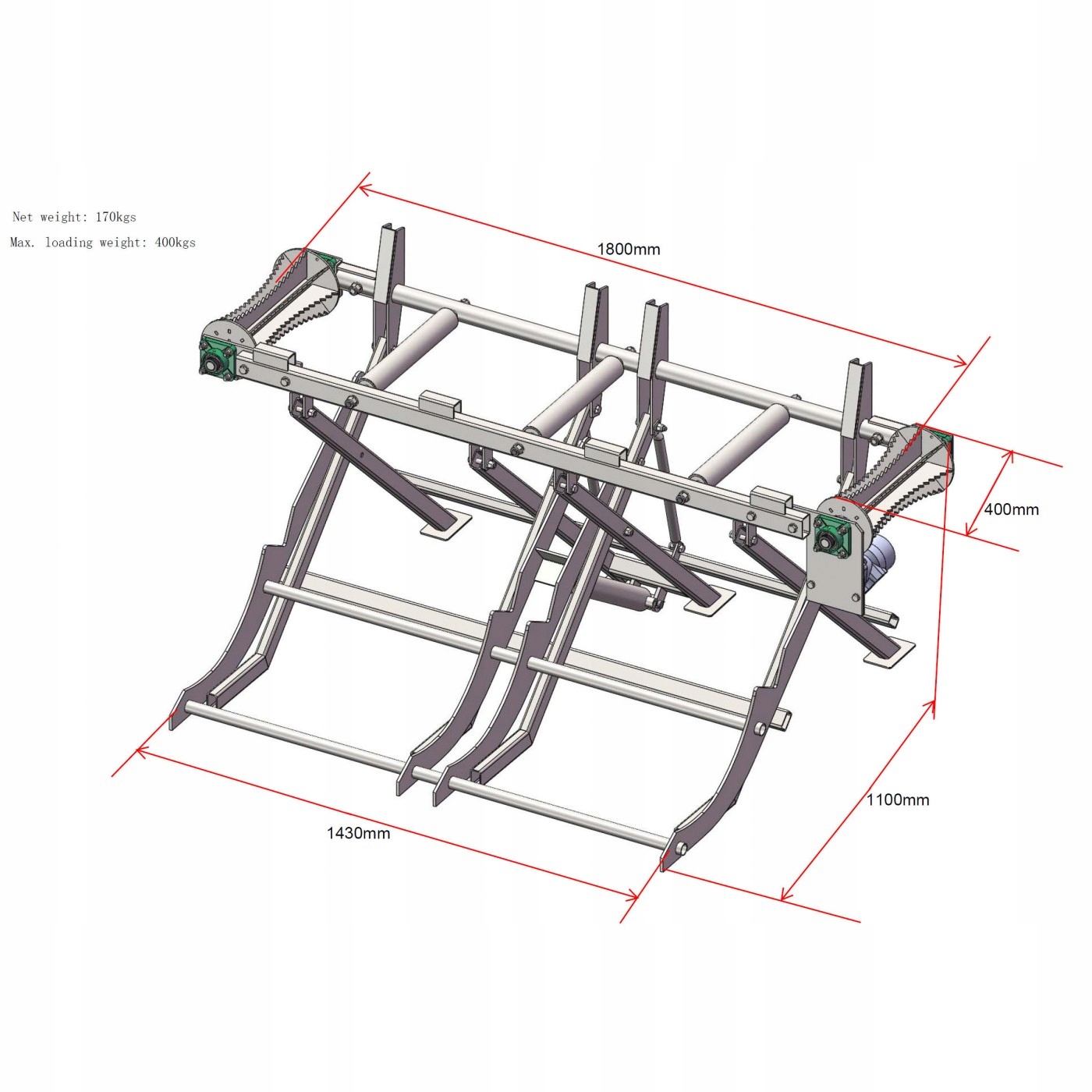 Podajnik do drewna Lumag do piło-łuparek EAN (GTIN) 4047424008478