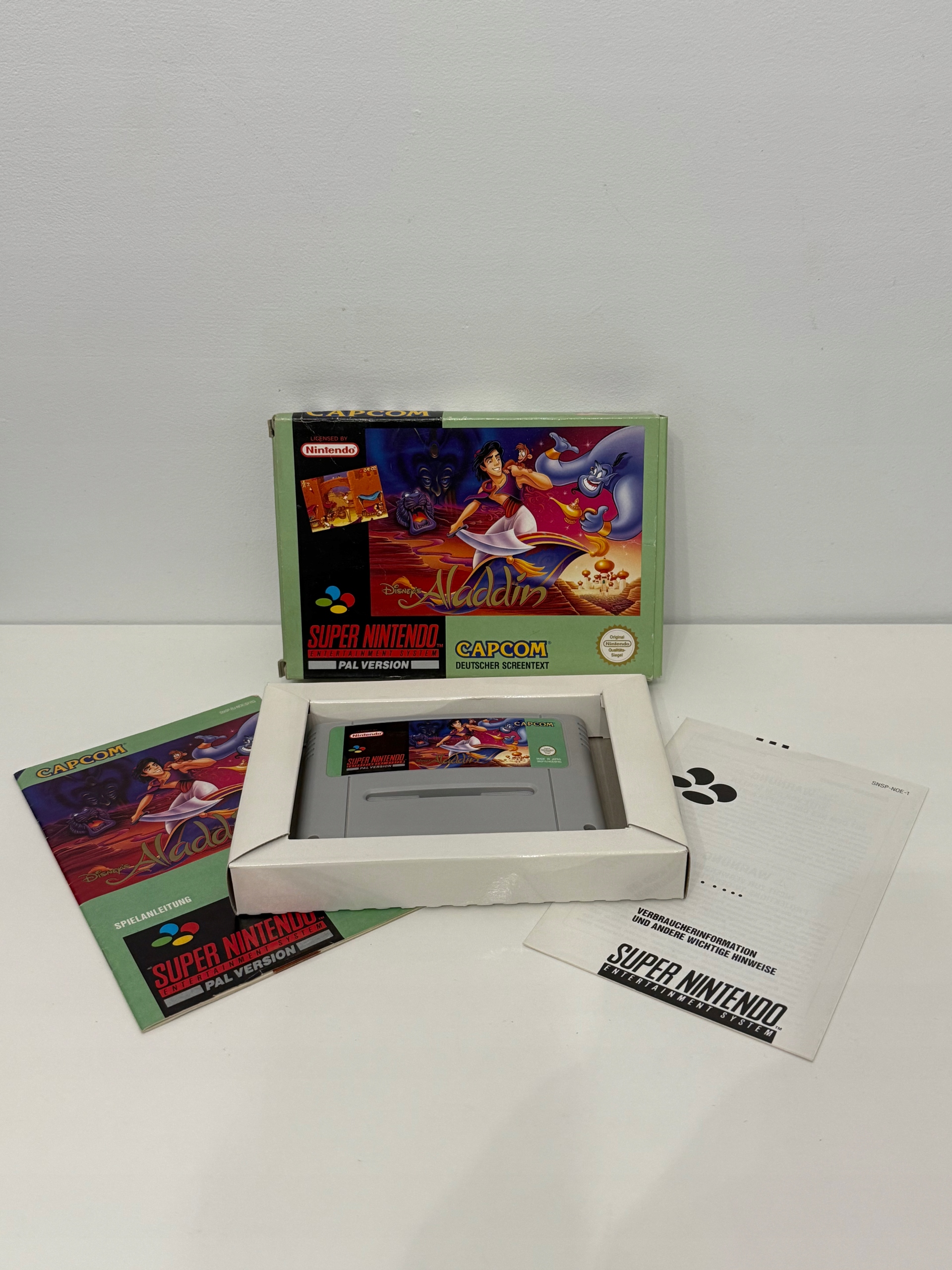 Disney’s Aladdin Gra Super Nintendo SNES PAL