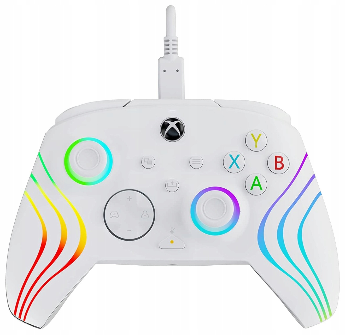 Pdp Pad przewodowy Afterglow Wave Biały Xbox Series Xbox One Pc