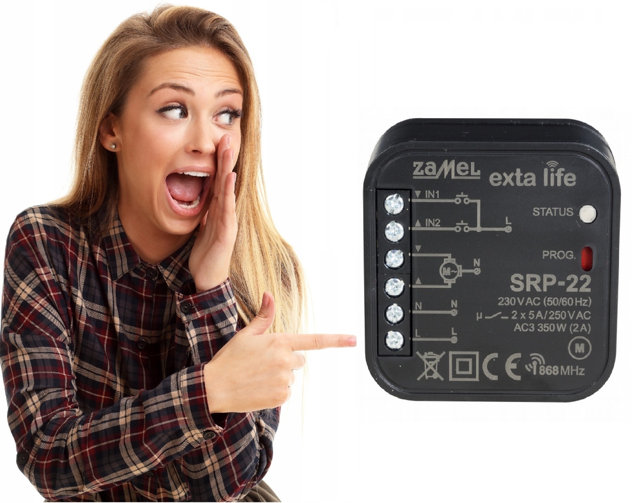 

Sterownik Rolet Dopuszkowy SRP-22 Zamel Exta Life