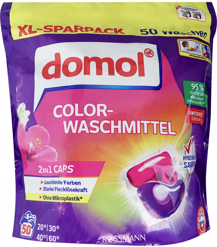 Levně Domol Kapsle Na Praní Tkanin Univerzální 50 Ks